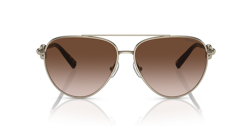 Tiffany 0TF3092 60213B 59 Pale Gold / Brown Gradient