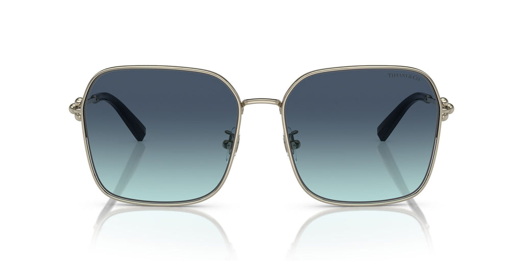 Tiffany 0TF3093D 60219S 60 Pale Gold / Azure Gradient Blue