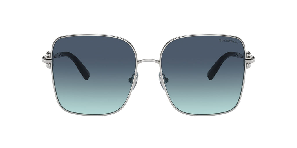 Tiffany 0TF3094 60019S 58 Silver / Azure Gradient Blue