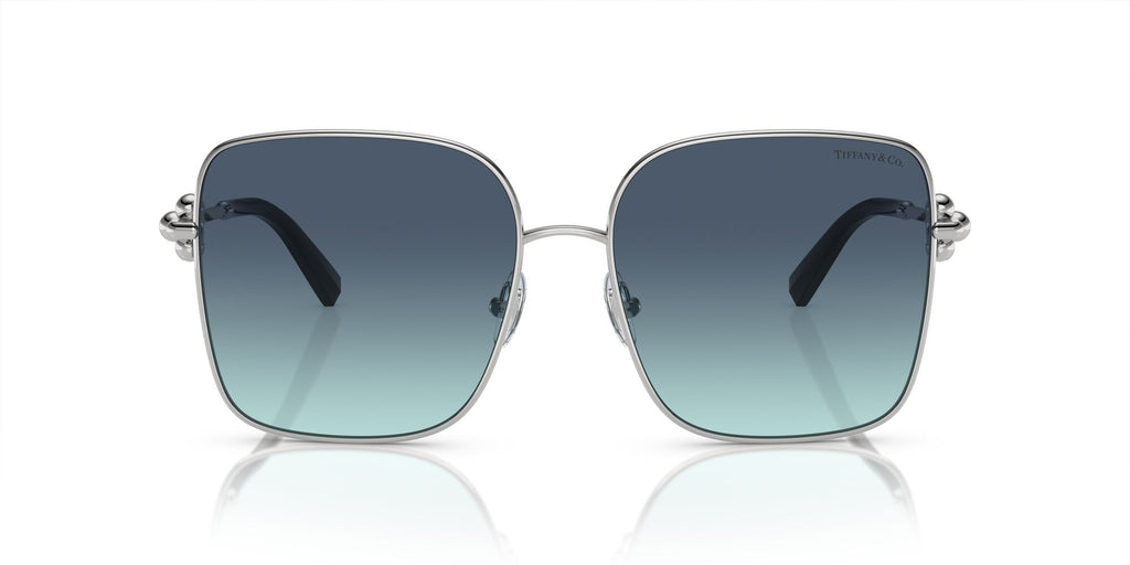 Tiffany 0TF3094 60019S 58 Silver / Azure Gradient Blue