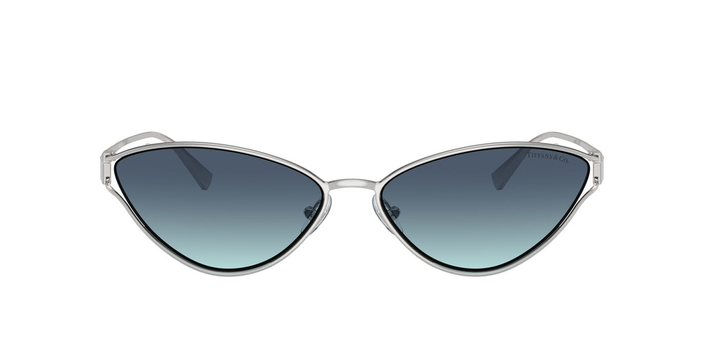 Tiffany 0TF3095 60019S 61 Silver / Azure Gradient Blue