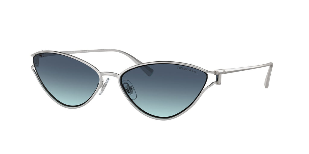 Tiffany 0TF3095 60019S 61 Silver / Azure Gradient Blue