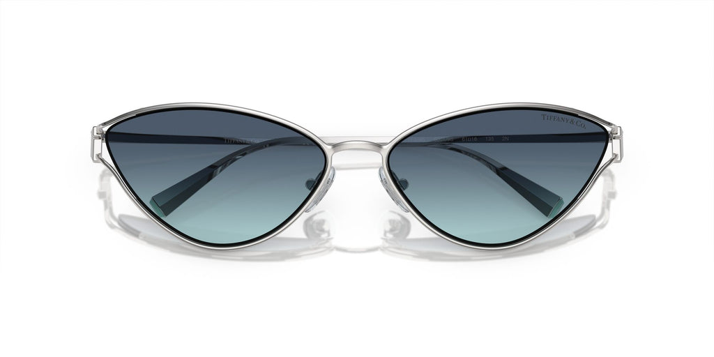 Tiffany 0TF3095 60019S 61 Silver / Azure Gradient Blue