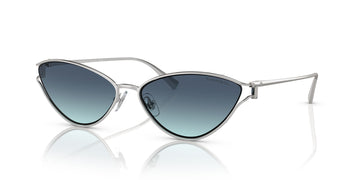 Tiffany 0TF3095 60019S 61 Silver / Azure Gradient Blue