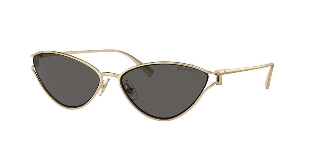 Tiffany 0TF3095 6021S4 61 Pale Gold / Dark Grey