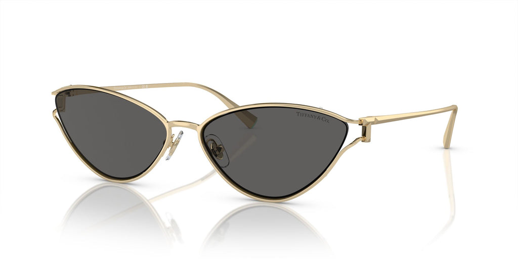 Tiffany 0TF3095 6021S4 61 Pale Gold / Dark Grey