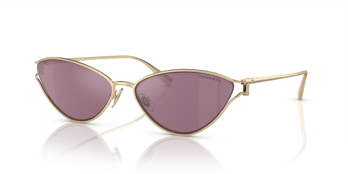 Tiffany 0TF3095 6194AK 61 Pale Gold / Pink Mirror