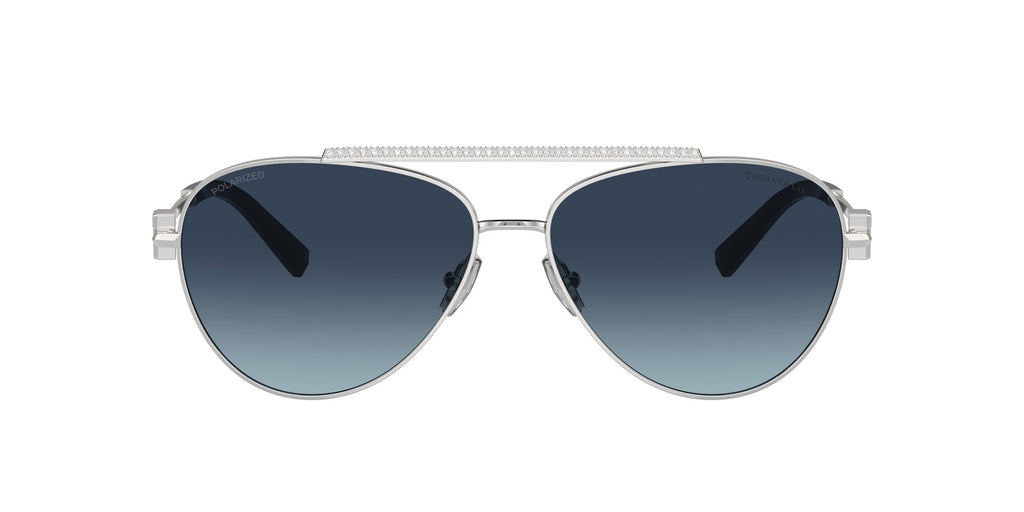 Tiffany 0TF3101B 60014U 59 Silver / Azure Gradient Dark Blue Polar  Polarised
