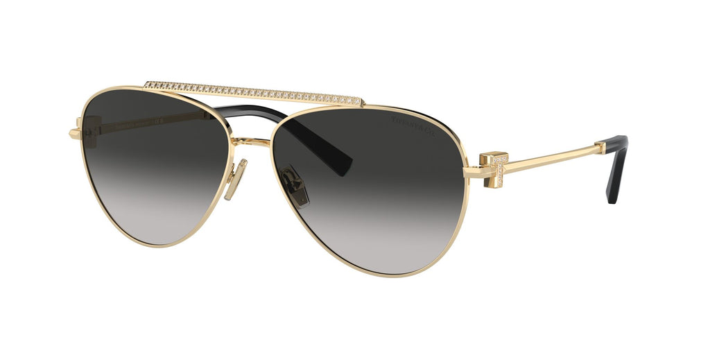 Tiffany 0TF3101B 60213C 59 Pale Gold / Grey Gradient
