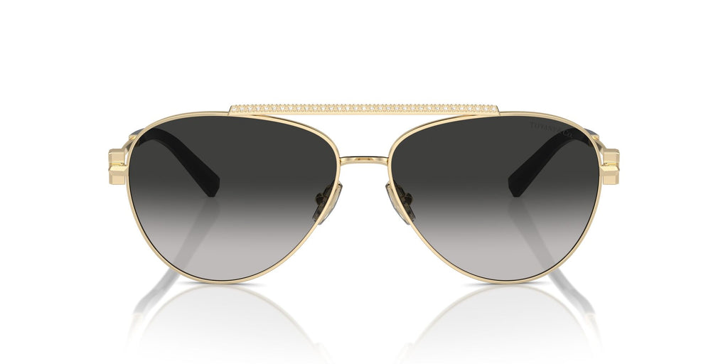 Tiffany 0TF3101B 60213C 59 Pale Gold / Grey Gradient