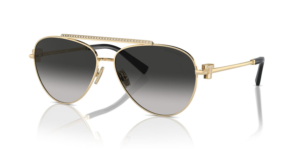 Tiffany 0TF3101B 60213C 59 Pale Gold / Grey Gradient
