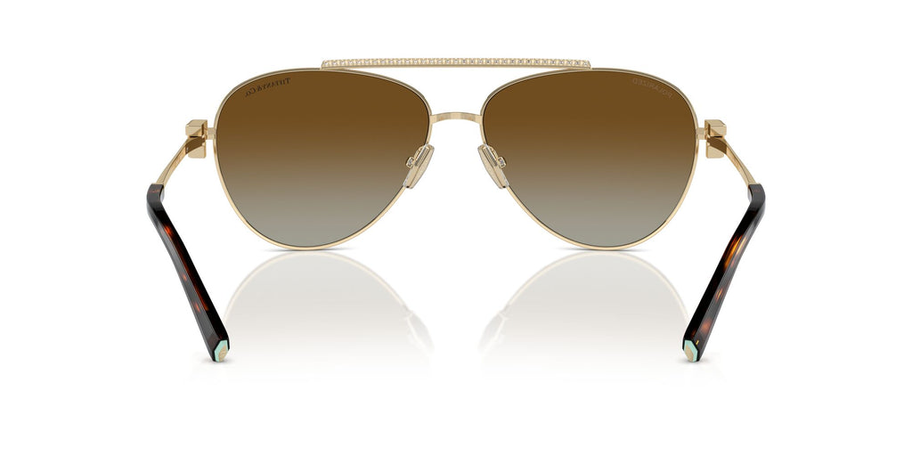 Tiffany 0TF3101B 6208T5 59 Pale Gold / Polarized Brown Gradient  Polarised