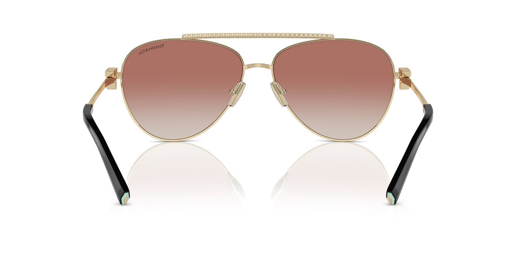 Tiffany 0TF3101B 62093N 59 Pale Gold / Gradient Pink Mirror Orange