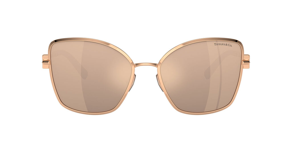 Tiffany 0TF3102B 61750W 58 Rose Gold / Clear Mirror Real Rose Gold