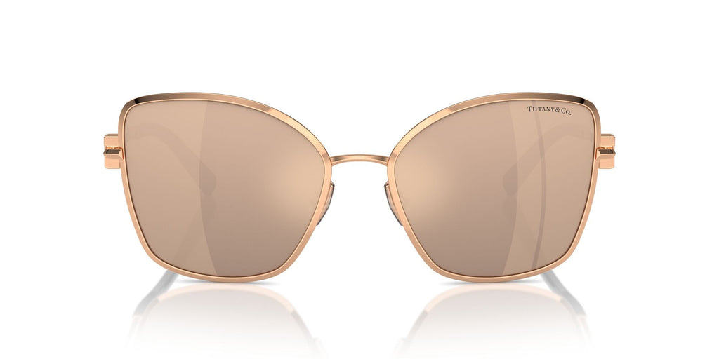 Tiffany 0TF3102B 61750W 58 Rose Gold / Clear Mirror Real Rose Gold