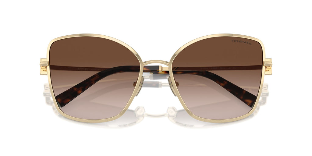 Tiffany 0TF3102B 61893B 58 Pale Gold / Brown Gradient