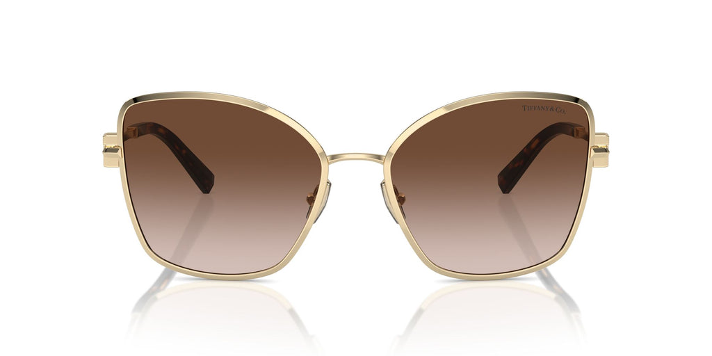 Tiffany 0TF3102B 61893B 58 Pale Gold / Brown Gradient