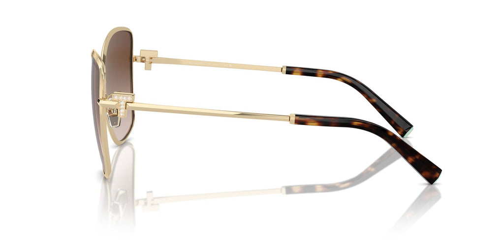 Tiffany 0TF3102B 61893B 58 Pale Gold / Brown Gradient