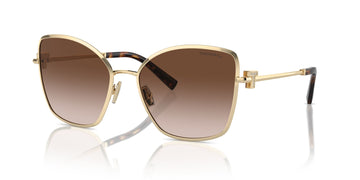 Tiffany 0TF3102B 61893B 58 Pale Gold / Brown Gradient