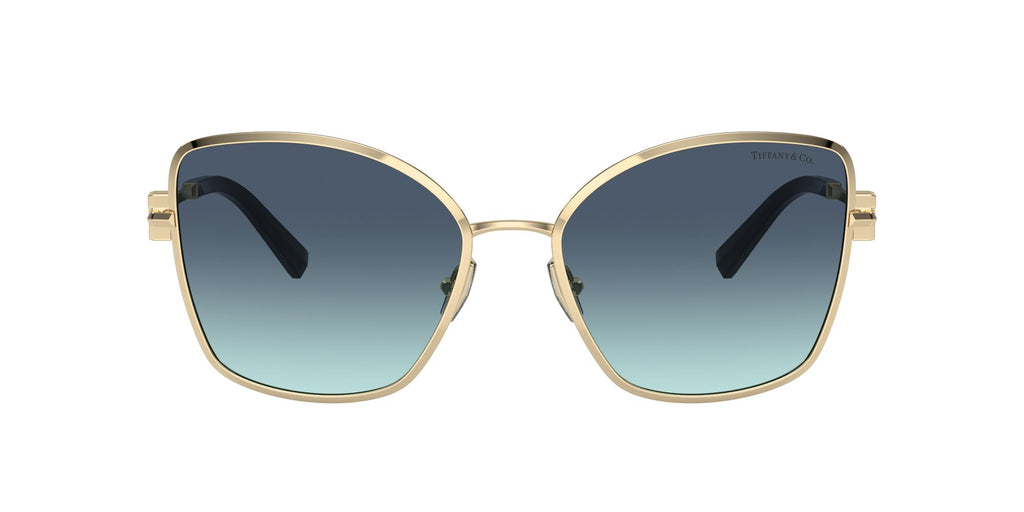Tiffany 0TF3102B 62029S 58 Pale Gold / Azure Gradient Blue