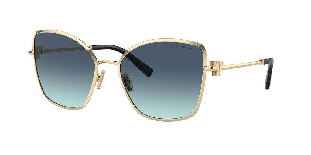 Tiffany 0TF3102B 62029S 58 Pale Gold / Azure Gradient Blue