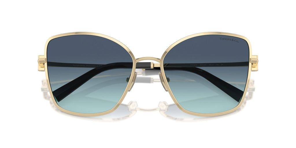 Tiffany 0TF3102B 62029S 58 Pale Gold / Azure Gradient Blue