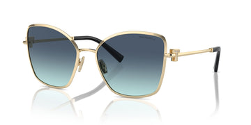 Tiffany 0TF3102B 62029S 58 Pale Gold / Azure Gradient Blue