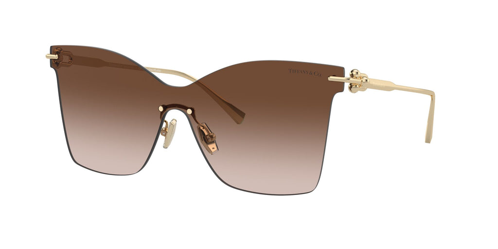 Tiffany 0TF3103K 62123B 43 Pale Gold Plated / Brown Gradient