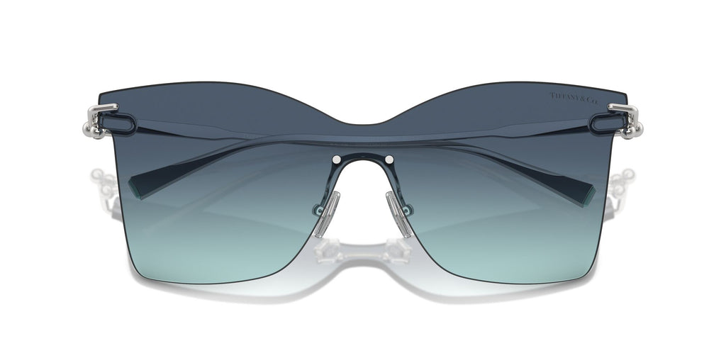 Tiffany 0TF3103K 62139S 43 Silver Gold Plated / Azure Gradient Blue