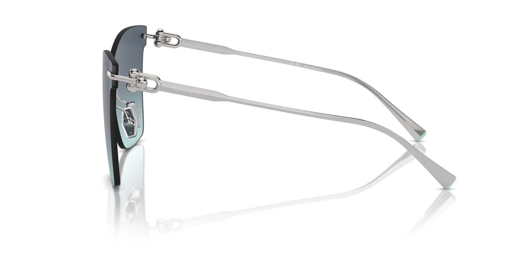 Tiffany 0TF3103K 62139S 43 Silver Gold Plated / Azure Gradient Blue