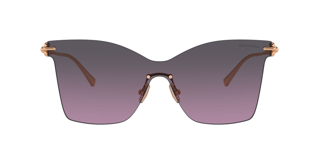 Tiffany 0TF3103K 62144Q 43 Rose Gold Plated / Light Violet Gradient Grey
