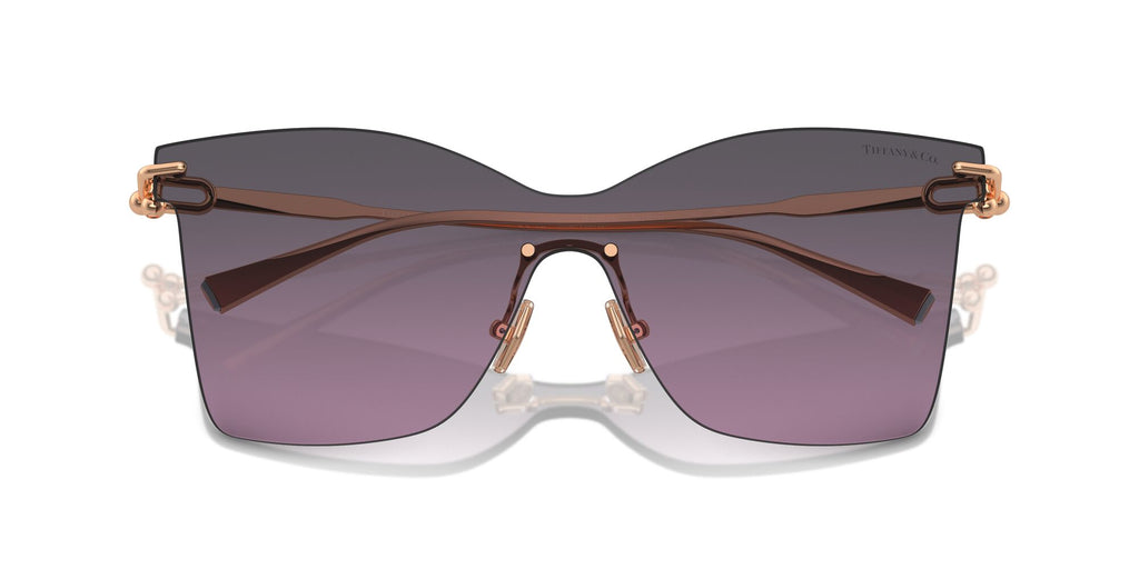 Tiffany 0TF3103K 62144Q 43 Rose Gold Plated / Light Violet Gradient Grey