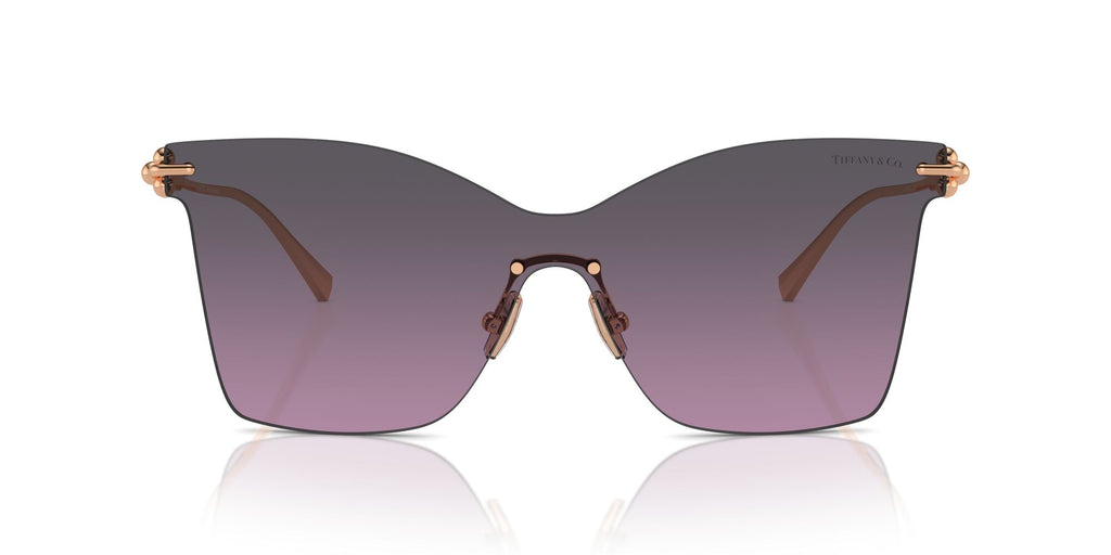 Tiffany 0TF3103K 62144Q 43 Rose Gold Plated / Light Violet Gradient Grey