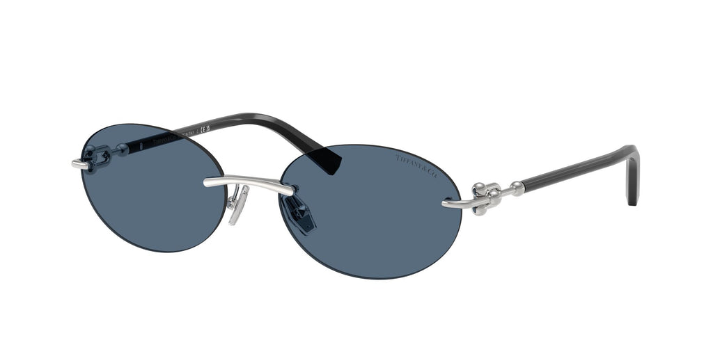 Tiffany 0TF3104D 600180 56 Silver / Dark Blue