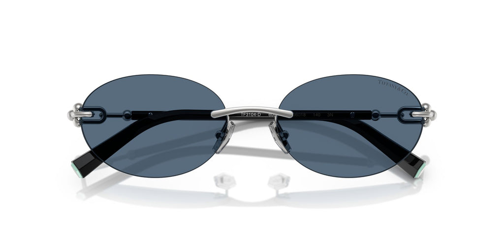 Tiffany 0TF3104D 600180 56 Silver / Dark Blue