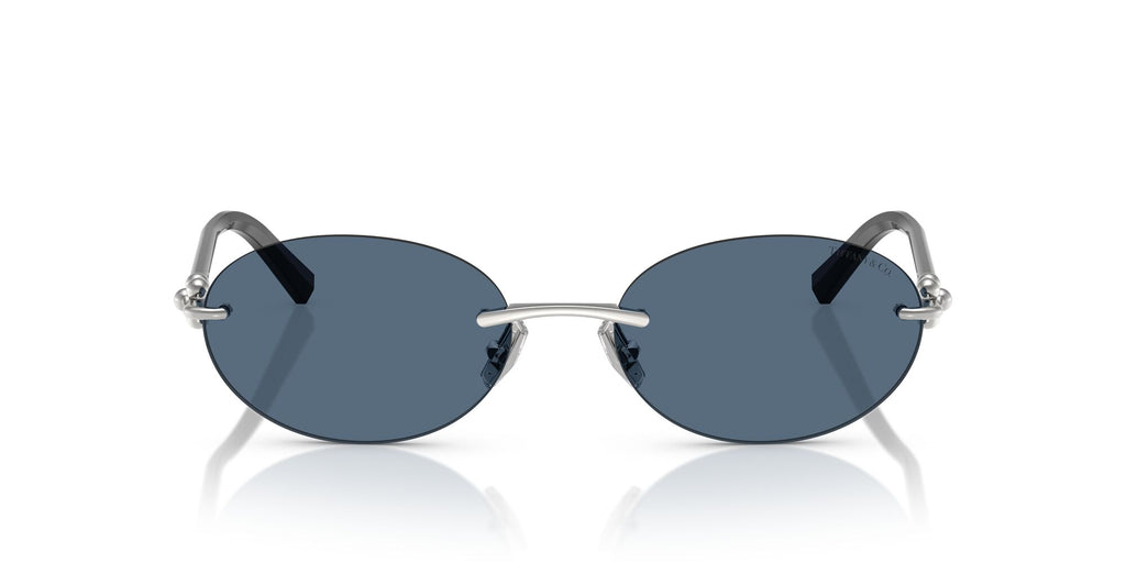 Tiffany 0TF3104D 600180 56 Silver / Dark Blue
