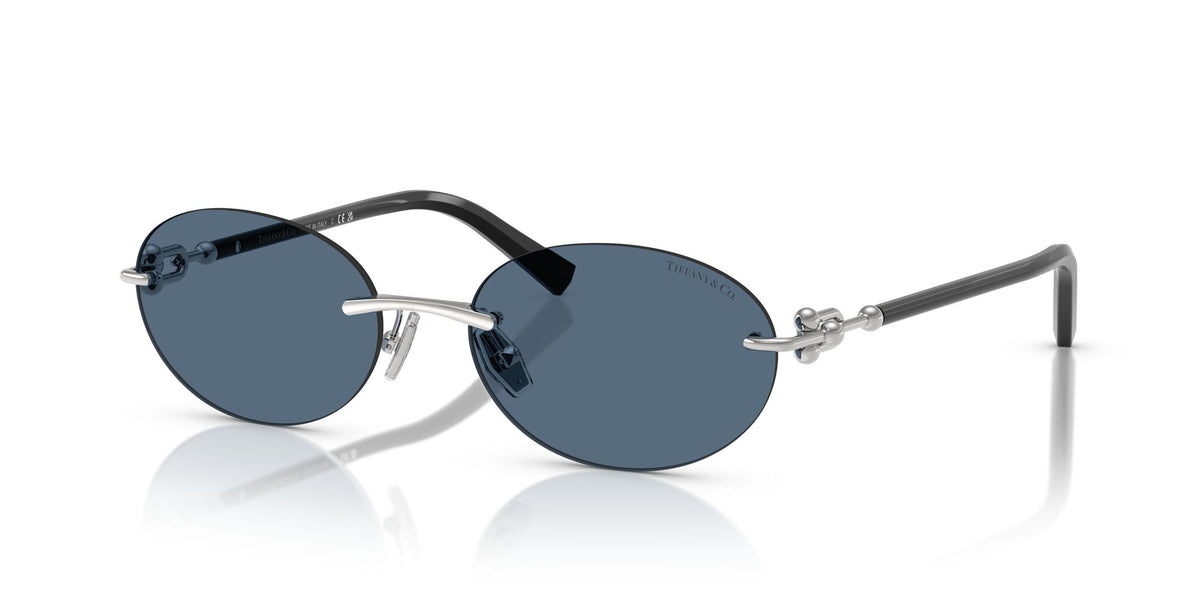 Tiffany 0TF3104D 600180 56 Silver / Dark Blue