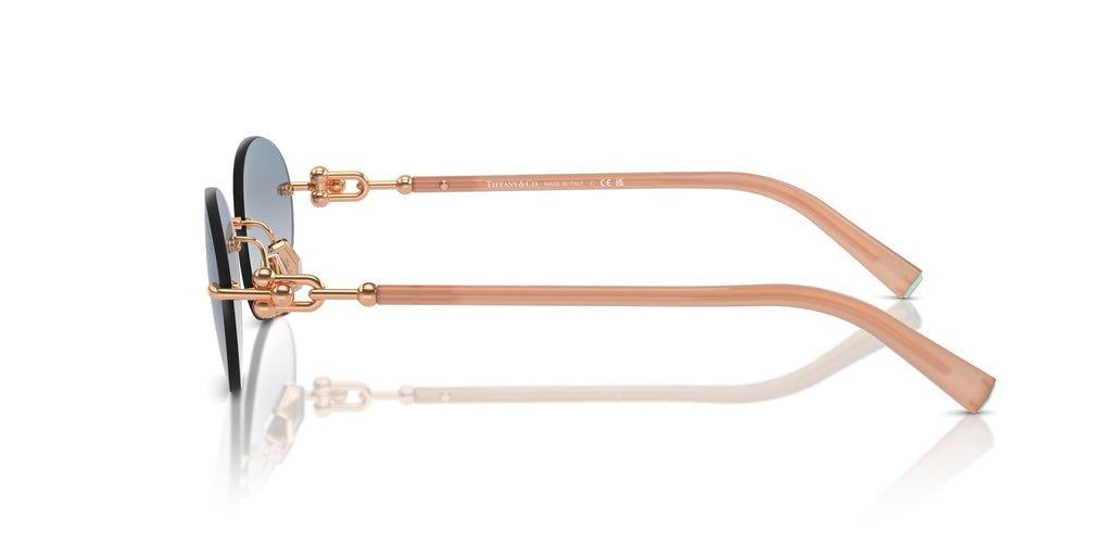Tiffany 0TF3104D 621716 56 Rose Gold / Light Brown Gradient Blue