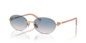 Tiffany 0TF3104D 621716 56 Rose Gold / Light Brown Gradient Blue
