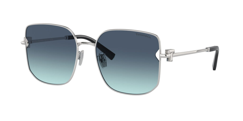 Tiffany 0TF3105D 60019S 58 Silver / Azure Gradient Blue