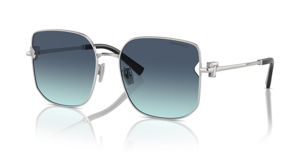 Tiffany 0TF3105D 60019S 58 Silver / Azure Gradient Blue