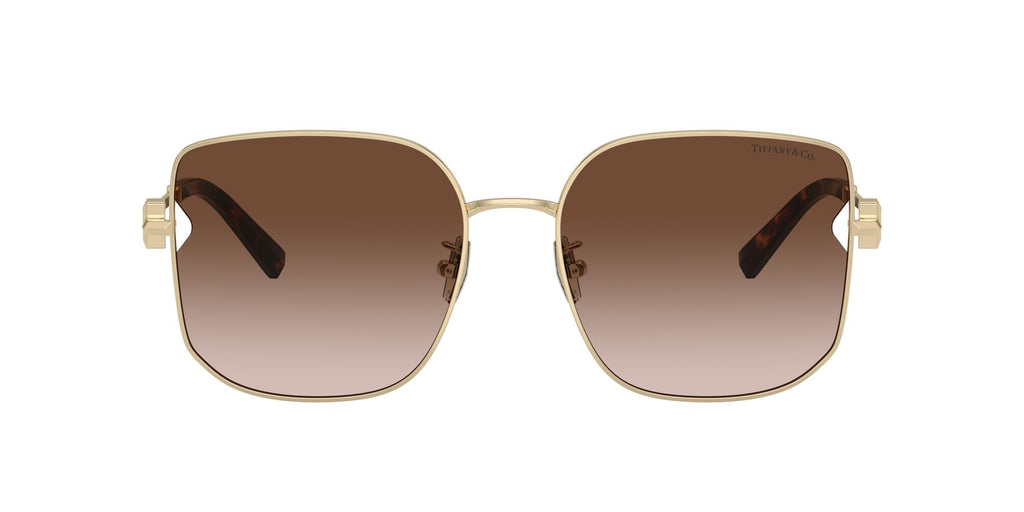 Tiffany 0TF3105D 61893B 58 Pale Gold / Brown Gradient