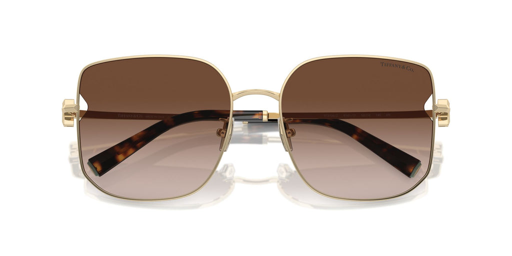 Tiffany 0TF3105D 61893B 58 Pale Gold / Brown Gradient