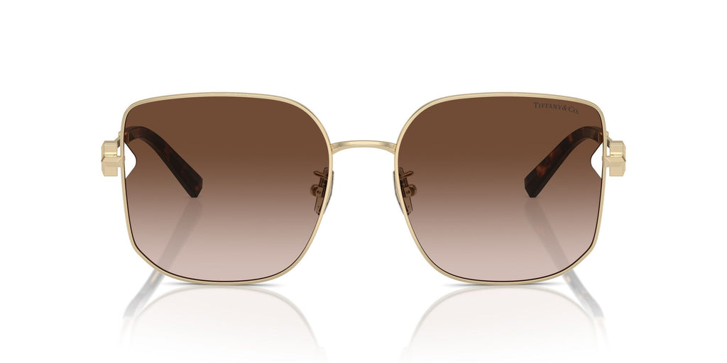 Tiffany 0TF3105D 61893B 58 Pale Gold / Brown Gradient