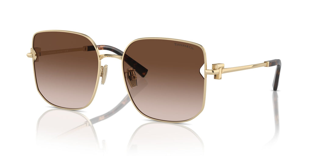 Tiffany 0TF3105D 61893B 58 Pale Gold / Brown Gradient