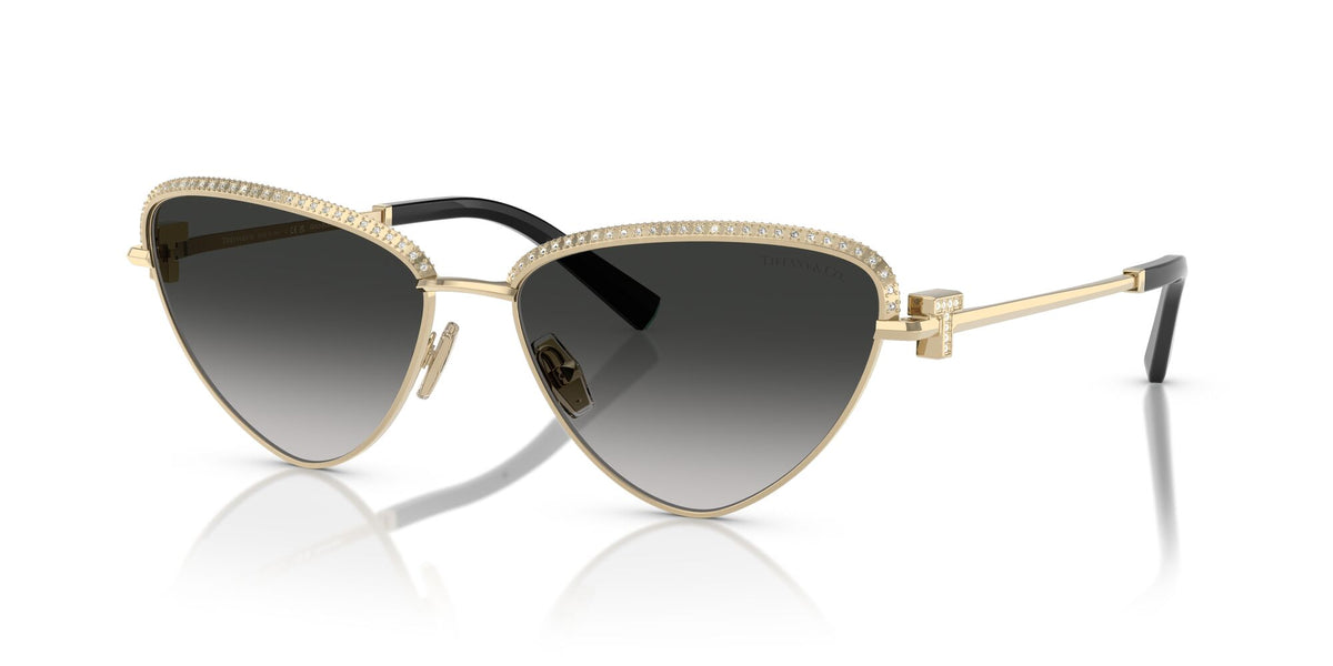 Tiffany 0TF3107KB 62203C 59 Pale Gold Plated / Grey Gradient