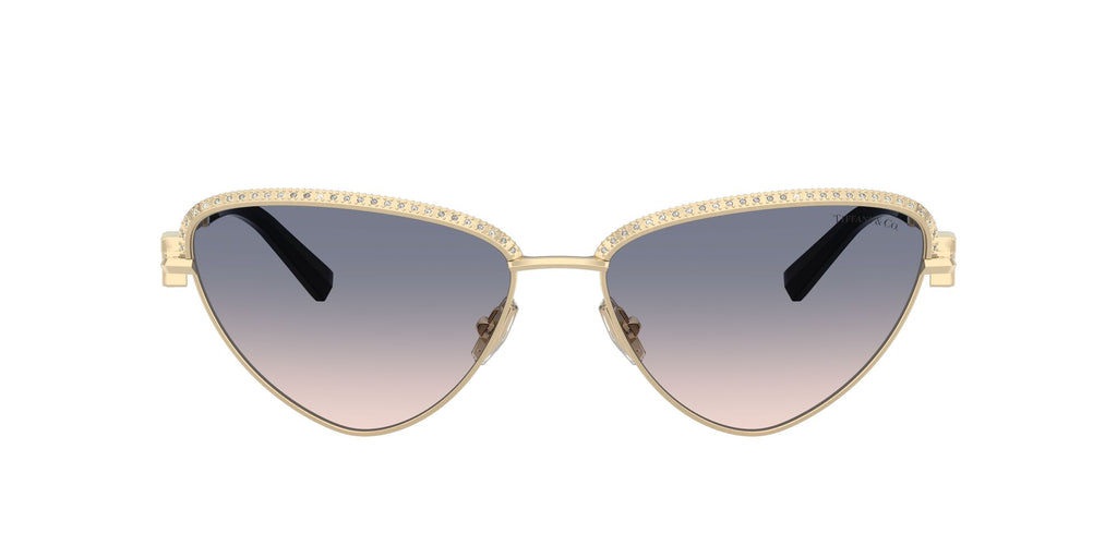 Tiffany 0TF3107KB 622116 59 Pale Gold Plated / Light Brown Gradient Blue