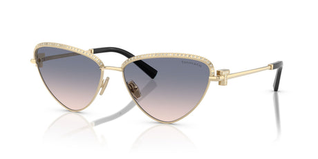 Tiffany 0TF3107KB 622116 59 Pale Gold Plated / Light Brown Gradient Blue