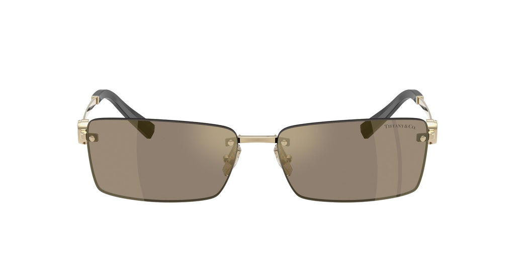 Tiffany 0TF3108B 60215A 60 Pale Gold / Light Brown Mirror Gold