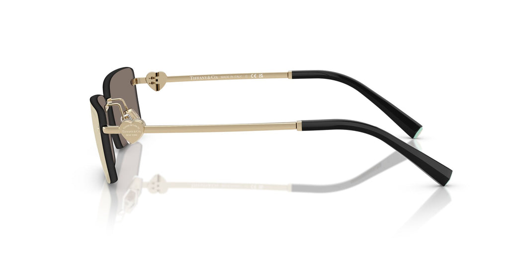 Tiffany 0TF3108B 60215A 60 Pale Gold / Light Brown Mirror Gold
